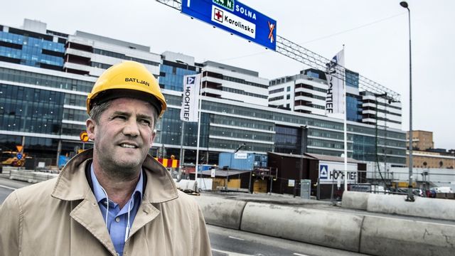 Kommer bygghatten att blåsa av? Foto: Lars Pehrson / SvD / TT 