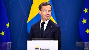 Ulf Kristersson får se sitt parti backa i DN/Ipsos augustimätning.  Foto: Magnus Lejhall/TT.