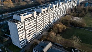 Bostadskomplexet ”Kinesiska muren” i Malmö. Foto: Johan Nilsson/TT