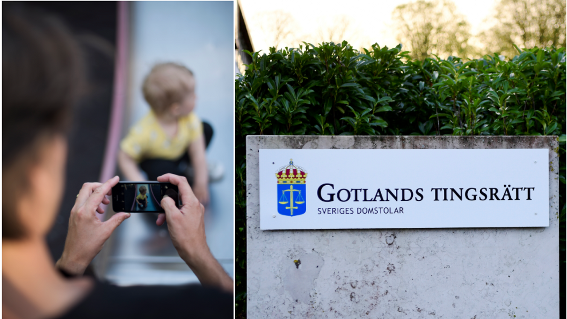 En manlig barnskötare på Gotland dömdes för att ha smygfilmat barn och skapat AI-genererad barnpornografi med materialet. Foto: Izabelle Nordfjell/Tim Aro/TT