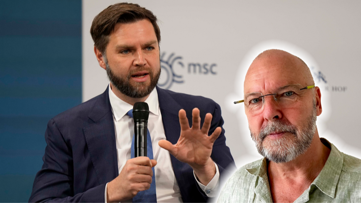 J. D. Vance återvänder till München. Ska Europa få ytterligare en utskällning? Foto: Matthias Schrader / AP / TT