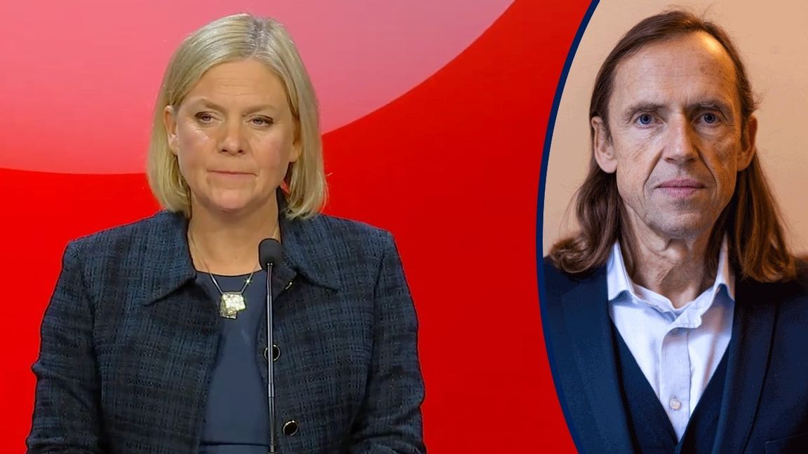 Magdalena Andersson (S). Foto: Skärmbild från Socialdemoraternas Youtube-kanal.