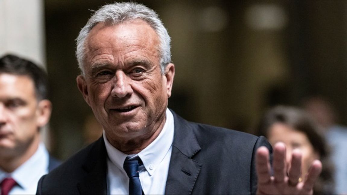 Kommer Robert F. Kennedy Jr att hoppa av, och kommer han isåfall att stötta Donald Trump? Foto: AP