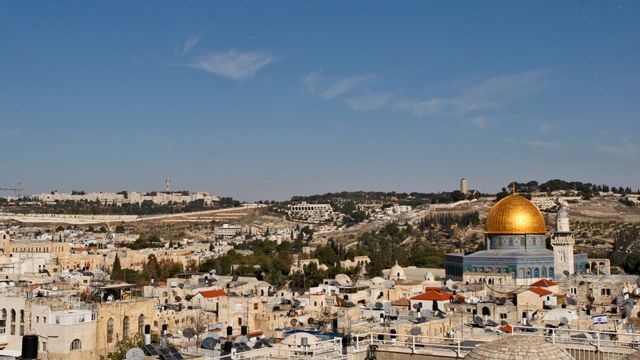 Vy över Jerusalem, huvudstad i Israel. Foto: Dan Balilty/AP/TT