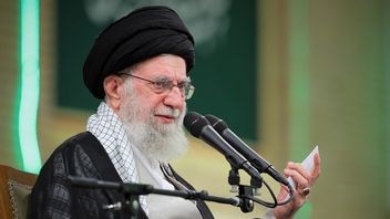 Iranske diktatorn, ayatollah Ali Khamenei. Foto: AP