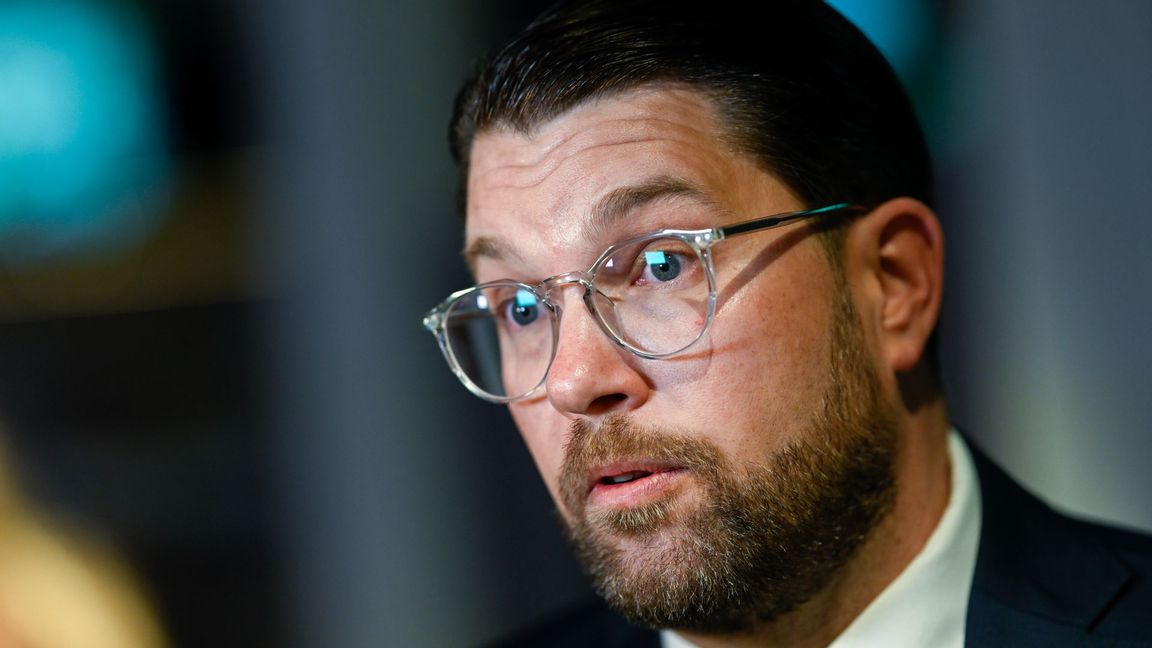 Jimmie Åkesson (SD) ser möjligheter till en överenskommelse med regeringspartierna om ett tillfälligt stopp för medborgarskap. Foto: Pontus Lundahl/TT