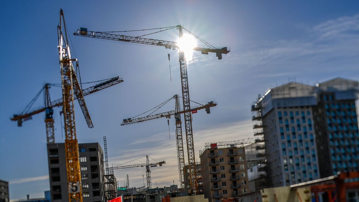 Byggande av bostäder i Stockholm. Arkivbild. Foto: Jonas Ekströmer/TT