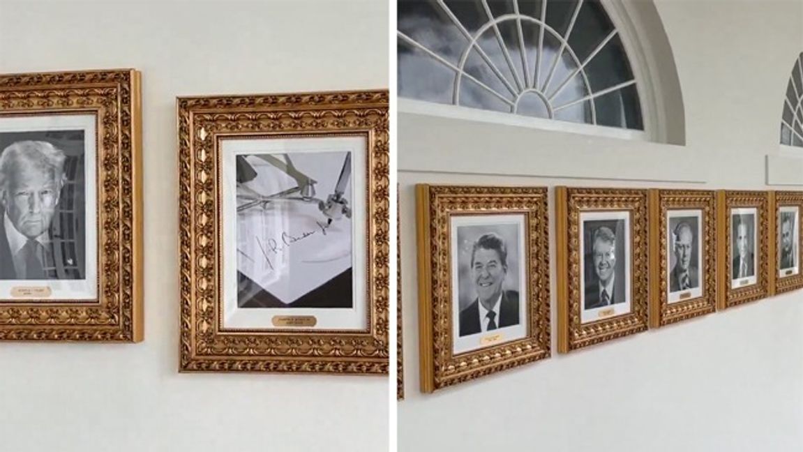 Joe Biden har ersatts med en bild på en ”autopen”. Foto: X