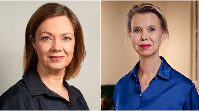 Marit af Björkesten och Anne Lagercrantz. Foto: Jukka Lintinen/Yle/Eva Edsjö/SVT