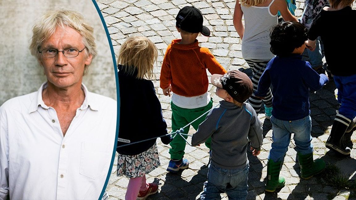 Förskolebarn – borde få lära sig att världen är god. Foto: Lars Strandberg / Hasse Holmberg/TT