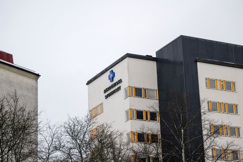 Tre personer som arbetar på Akademiska sjukhuset i Uppsala misstänks ha blivit förgiftade. Arkivbild. Foto: Christine Olsson/TT