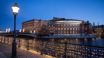 Sveriges riksdag. Arkivbild. Foto: Christine Olsson/TT