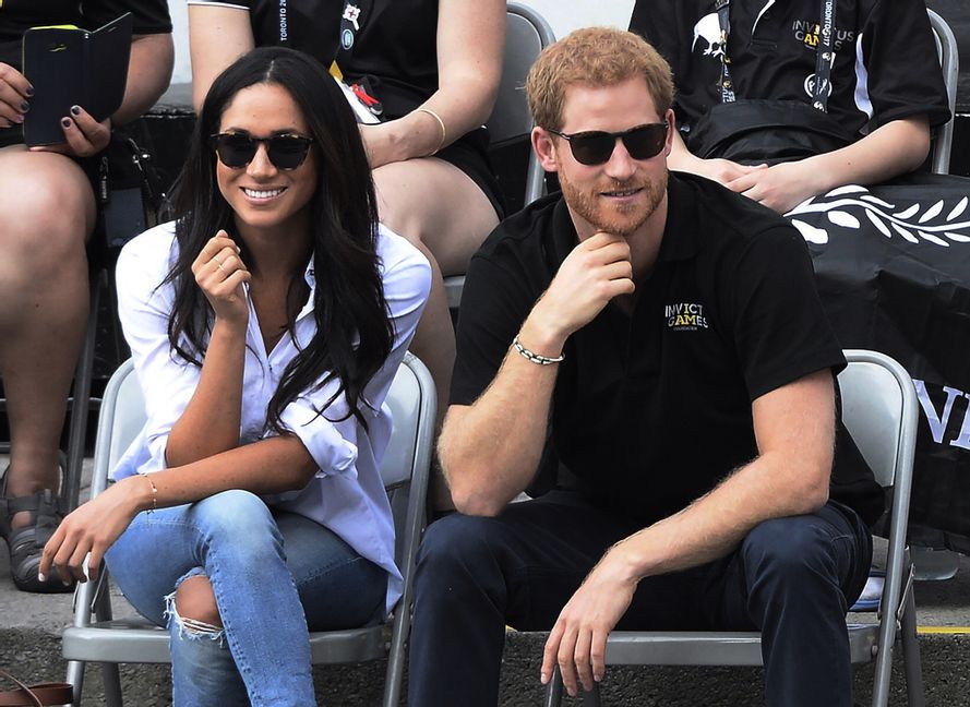 Prins Harry och Meghan i Toronto 2017.
Foto: Nathan Denette/AP