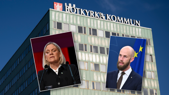 S-ledaren Magdalena Andersson har upprepat att påståenden om gänginfiltration i partiet saknar grund. Nu kräver civilt försvarsminister Carl-Oskar Bohlin (M) svar efter att ytterligare en gängman kopplad till S-striden i Botkyrka åtalats. Foto: Björn Larsson Rosvall/Claudio Bresciani/Henrik Montgomery/TT