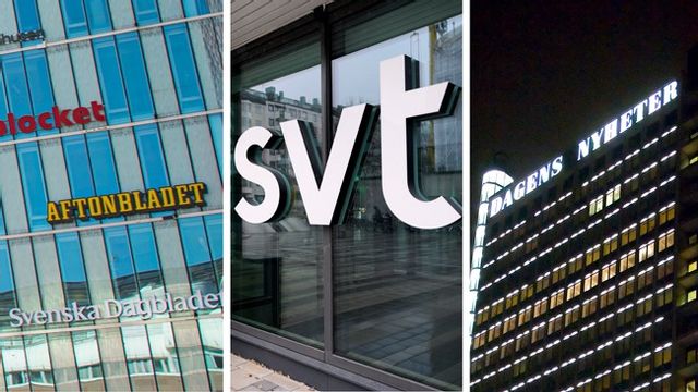 Medierna tappar förtroendet. Foto: TT