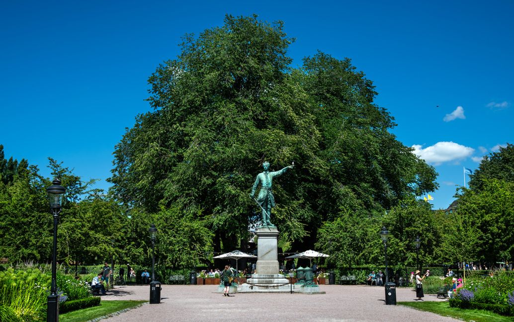 En staty av kung Karl XII i Kungsträdgården i Stockholm. Arkivbild. Claudio Bresciani/TT