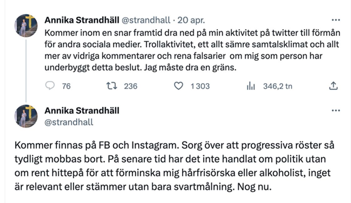 Annika Strandhäll Annika Strandhäll