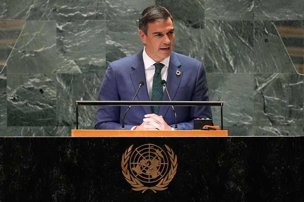 Spaniens premiärminister Pedro Sánchez. Arkivbild. Pamela Smith/AP/TT