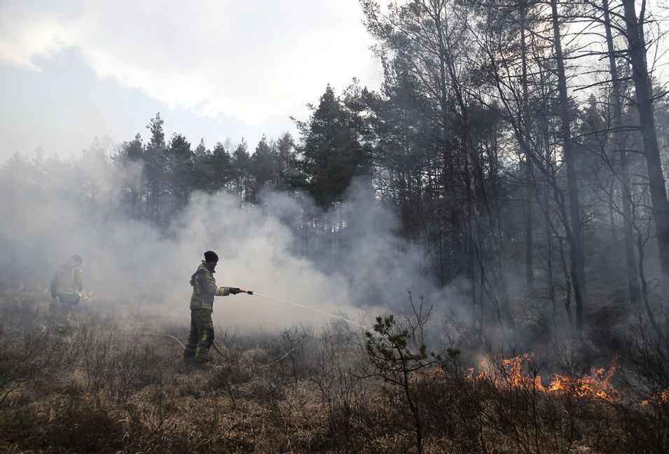 Gräsbrandsäsongen är här. Arkivbild. Adam Ihse/ TT