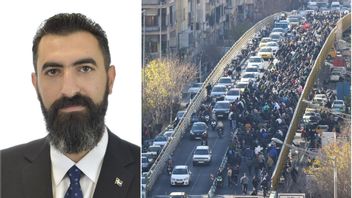 Rashid Farivar (SD) tror regimen kan falla om USA lägger sig i. Foto: Riksdagen/AP/TT