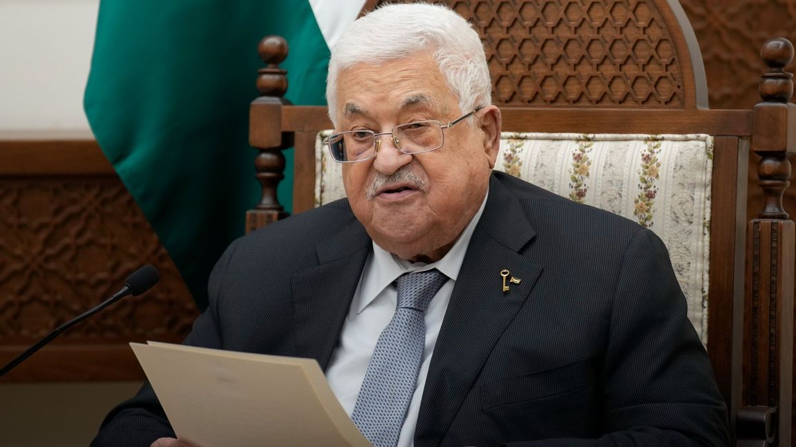 Palestinske presidenten Mahmoud Abbas. Arkivbild. Foto: Christophe Ena/AP