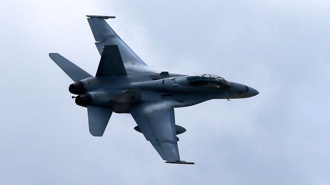 Arkivbild på F-18 Hornet. Foto: Bullit Marquez/AP/TT