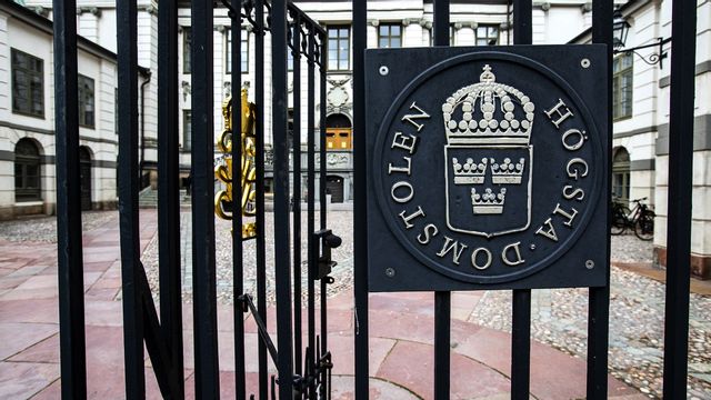 Högsta domstolen.
Foto: Magnus Andersson/TT