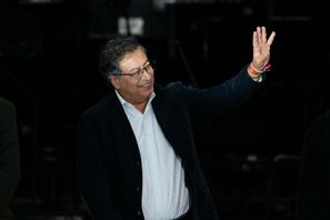 Gustavo Petro. Arkivbild. Fernando Vergara/AP/TT