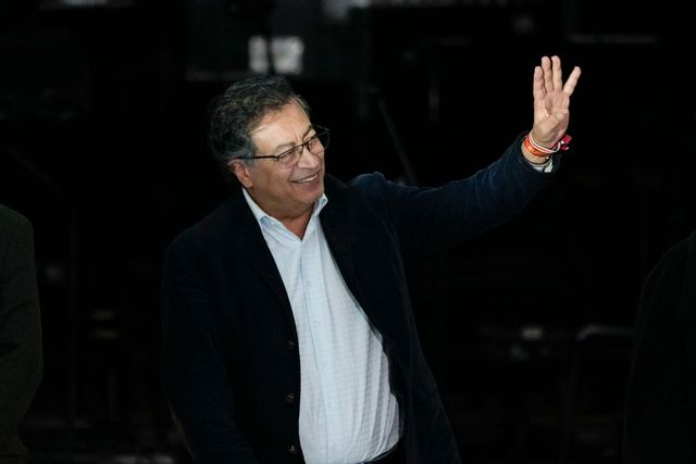 Gustavo Petro. Arkivbild. Fernando Vergara/AP/TT
