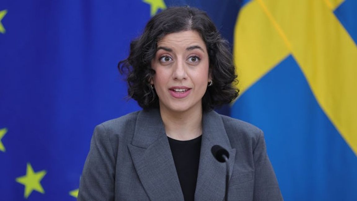 Simona Mohamsson (L). Foto: Pär Bäckström/TT.