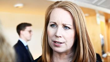 Annie Lööf skapade en partikultur med ”lågt i tak” enligt Helena Lundgren. Foto: Jonas Ekströmer/TT