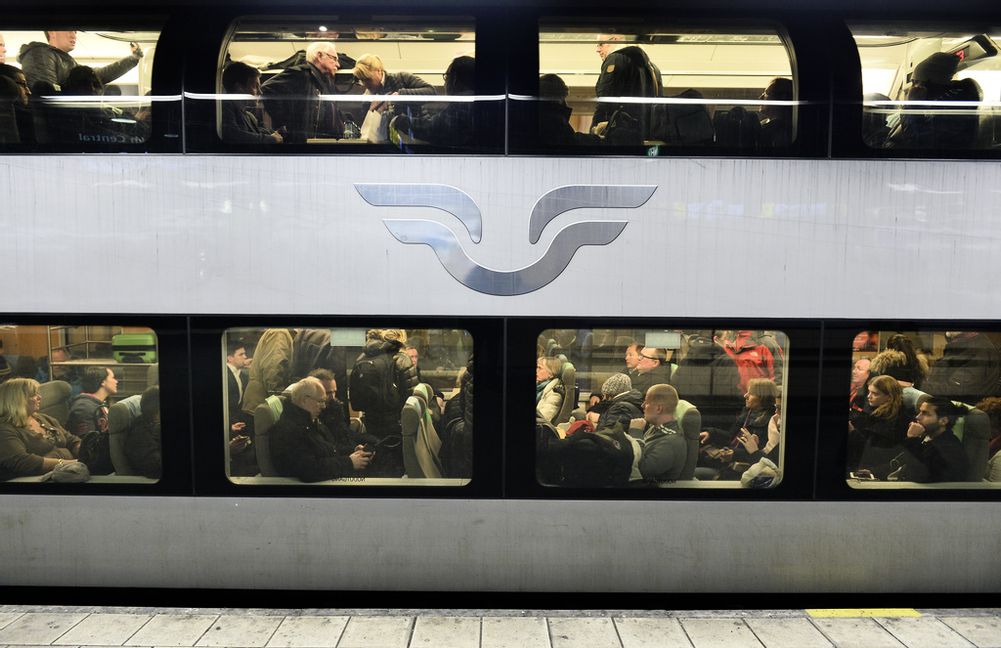 Mat och vatten - i proportion till förseningen. Arkivbild. Foto: Marcus Ericsson/TT