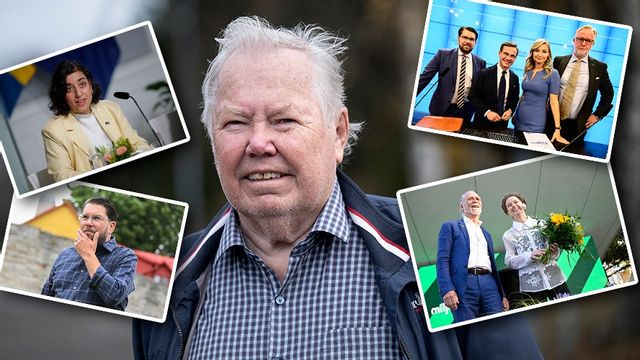 – Jag tror att de kommer tillbaka, säger Bert Karlsson om Tidöpartierna. Foto: Björn Larsson Rosvall/Caisa Rasmussen/Christine Olsson/Jonas Ekströmer/Jessica Gow/TT