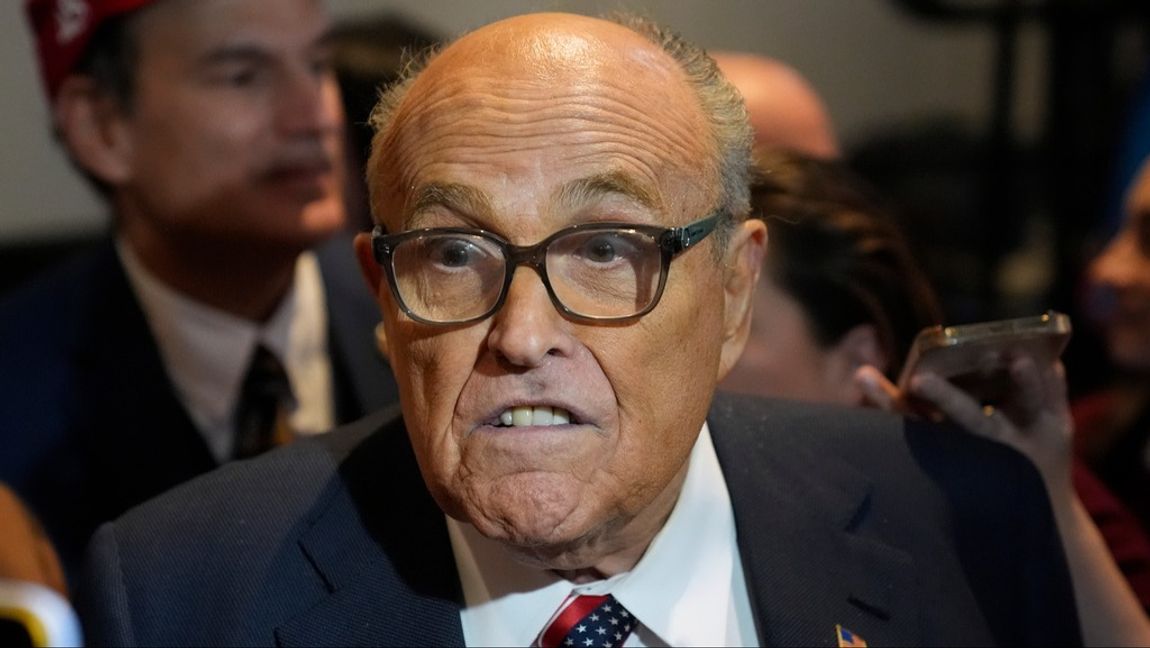 New Yorks förre borgmästare och Donald Trumps tidigare advokat Rudy Giuliani. Arkivbild. Foto: MATT ROURKE