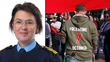 Emelie Kullmyr, chef för polisområde Storgöteborg, ställer inte upp på en intervju om Palestinademonstrationerna. Foto: Pressbild Polisen/Sverigebilden