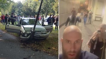 T.v den bil Abdelzahra skadade en kvinna med i Malmö. Bild: Polisen via Samnytt/Faksimil X