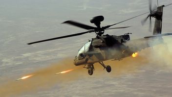 En Apache-helikopter ska ha skjutits ned över Hormozsundet.Photo: Foto: Staff Sergeant Mike Harvey/MOD Public domain