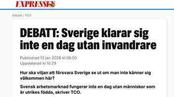 Skärmdump från Expressen