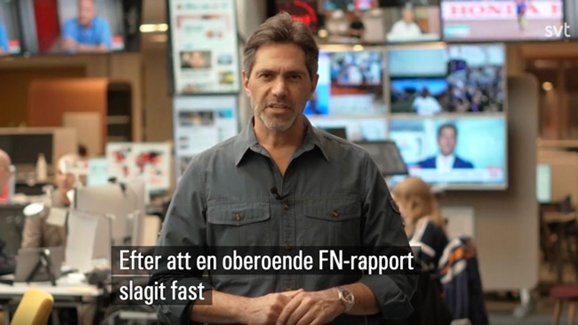 SVT:s Mellanösternkorrespondent Samir Abu Eid. Foto: SVT