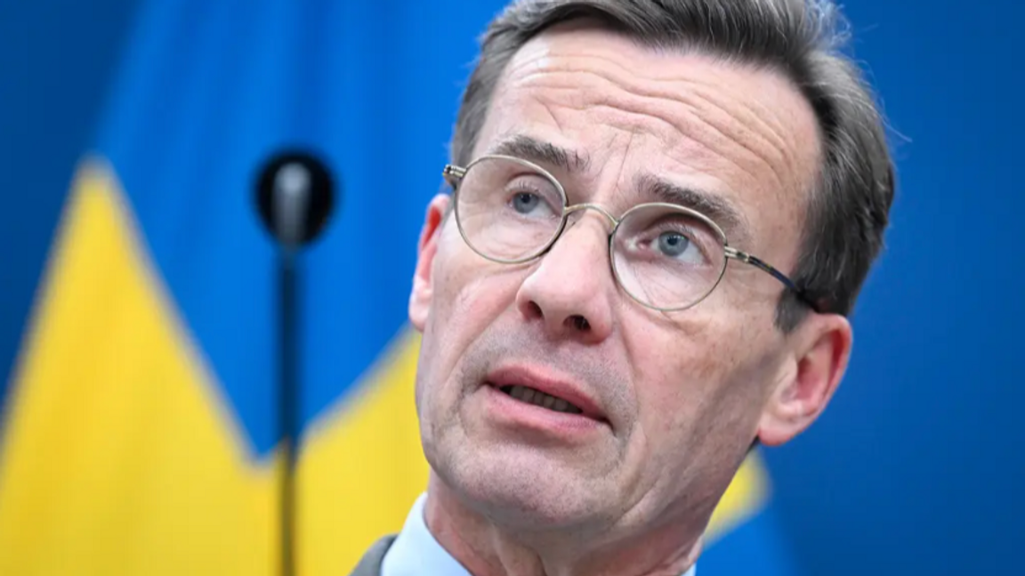 Statsminister Ulf Kristersson (M). Foto: Fredrik Sandberg/TT