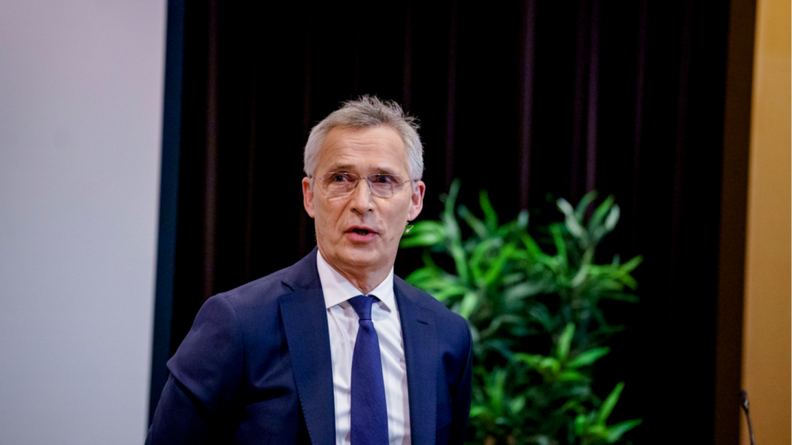 Natos generalsekreterare Jens Stoltenberg i Oslo. Foto:  Foto: Stian Lysberg Solum / NTB/TT