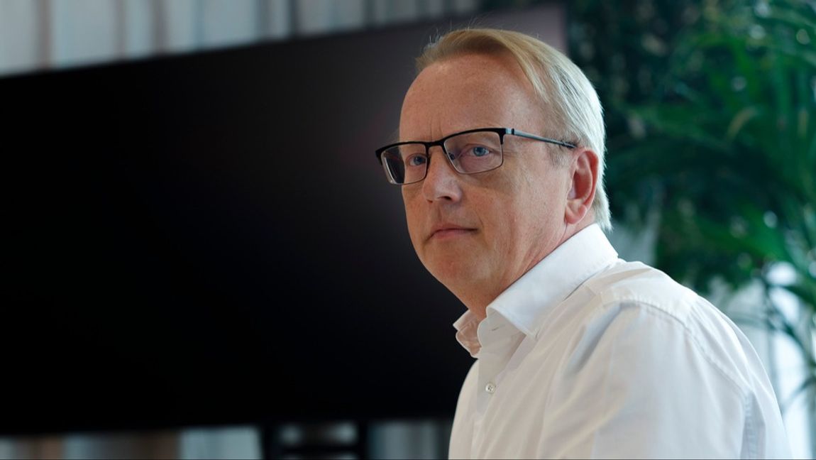 S näringspolitiska talesperson Fredrik Olovsson presenterar nya förslag på tisdagen. Foto: NICKLAS THEGERSTRÖM/TT