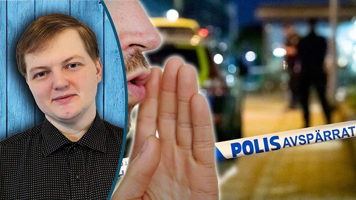 ”Om du ser något, så säg något.” Foto: Johan Nilsson/TT / Annika af Klercker / TT
