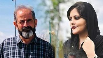 Mahsa Aminis pappa har gripits av styrkor från iranska revolutionsgardet enligt uppgifter från Hengaw. Foto: X/Youtube