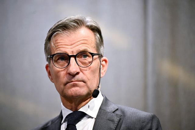 Riksbankschefen Erik Thedéen. Foto: Christine Olsson/TT