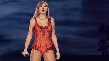 Taylor Swift i samband med förra veckans konsert i Paris. Foto: Lewis Joly/AP/TT