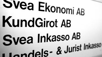 Ökningen är gigantisk enligt Svea Inkasso. Foto: Maja Suslin/TT 