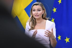 Ebba Busch. Arkivbild. Foto: Lars Schröder/TT