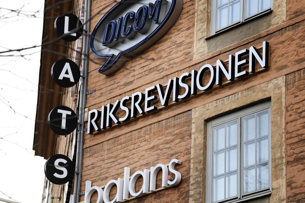 Riksrevisionen på S:t Eriksgatan i Stockholm. Arkivbild Jessica Gow/TT