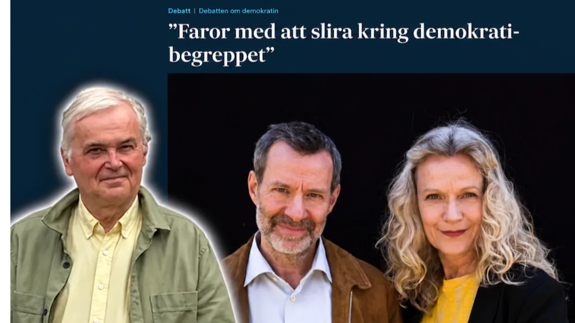 Torsten Sandström riktar hård kritik mot Åsa och Mårten Wikforss demokratikritik av SD. Foto: Privat/SvD